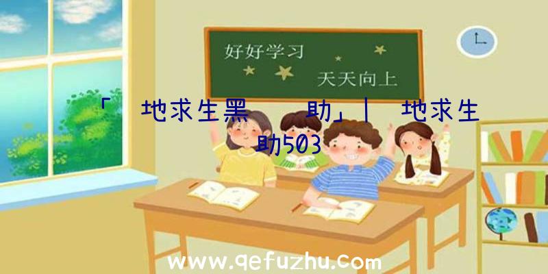 「绝地求生黑马辅助」|绝地求生辅助503
